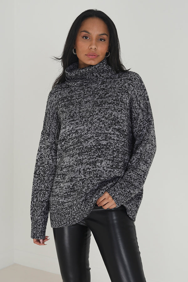 Roll Neck Twist Jumper