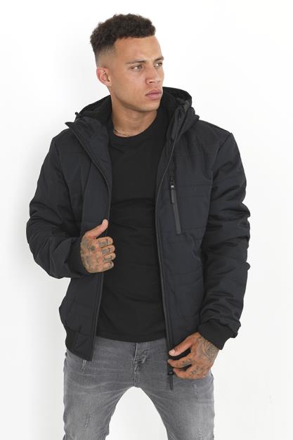 Poly Oxford Padded Jacket Hood