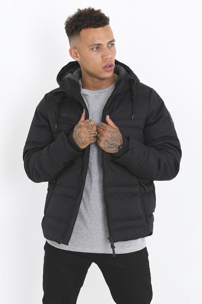 Padded Short Hooded Jacket