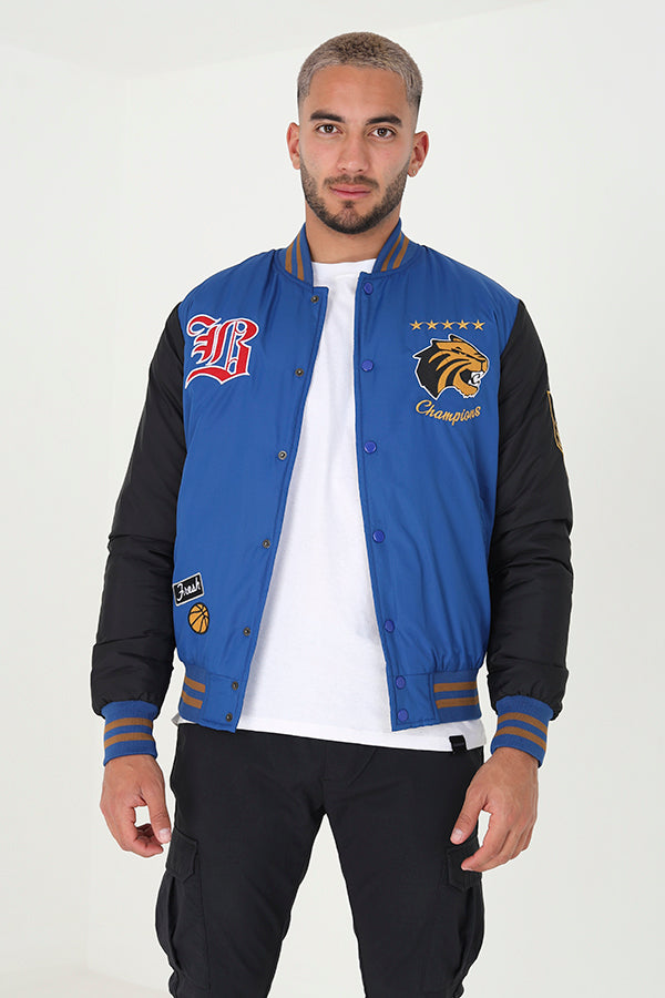 Bomber Jacket With Applique Details