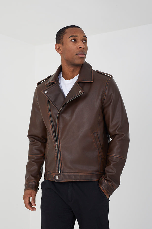 Mens Brave Soul Tan Jacket