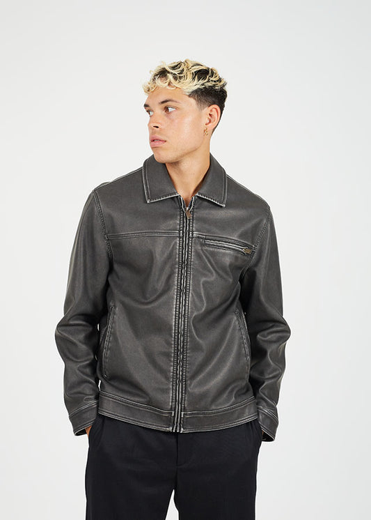 Mens Brave Soul Black Jacket