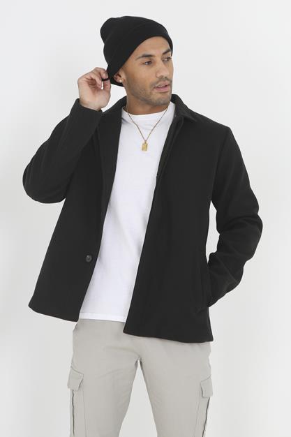 Mens Brave Soul Black Jacket