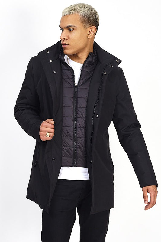 Mens Brave Soul Black Jacket