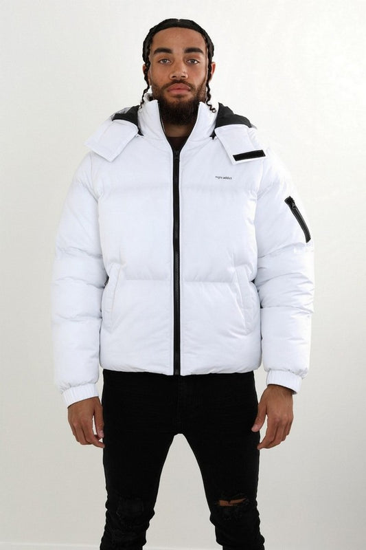 Night Addict White Padded Jacket