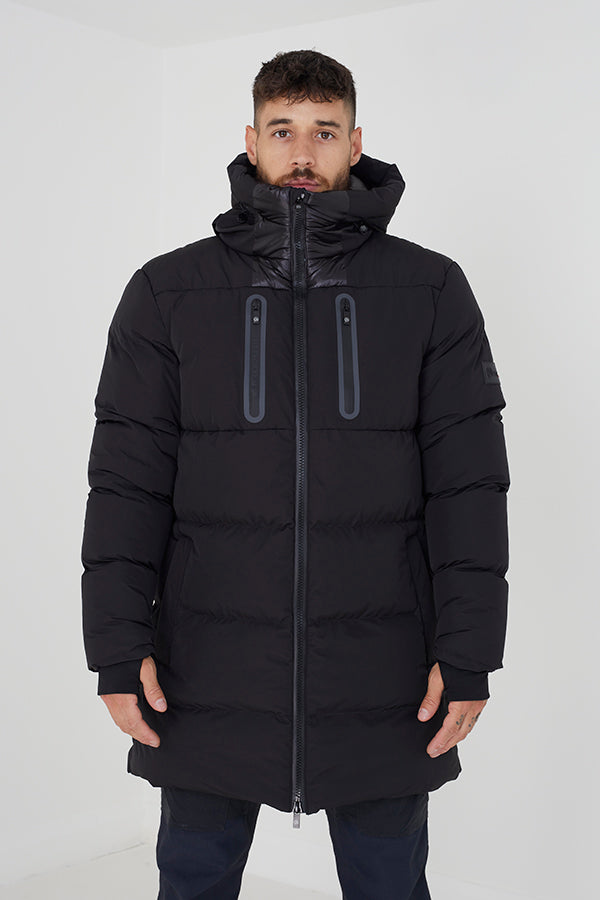 Long Length Hooded Padded Parka