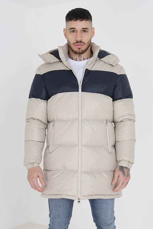 Padded Hooded Longline Jacket