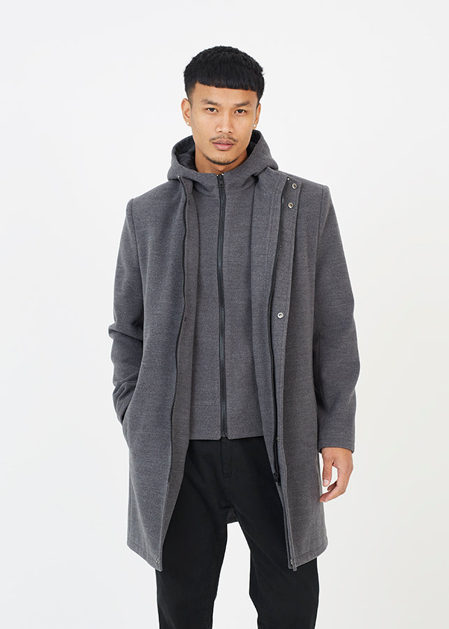 Mens Brave Soul Grey Jacket