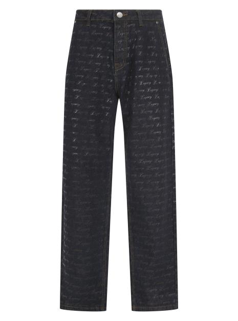 Denim Straight Leg Jean Legacy Studio Script Print