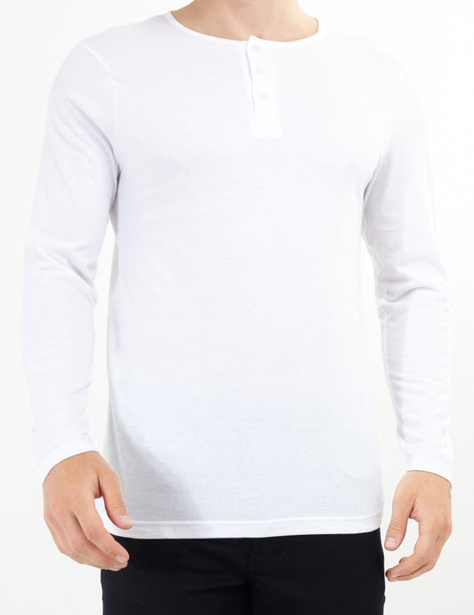 Grandad Collar Long Sleeve Lounge Top