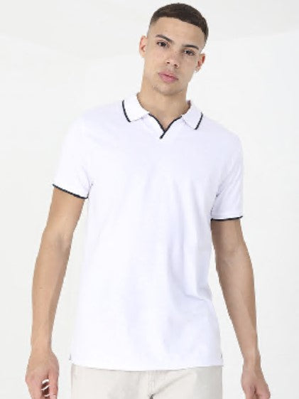 Open Collar Polo