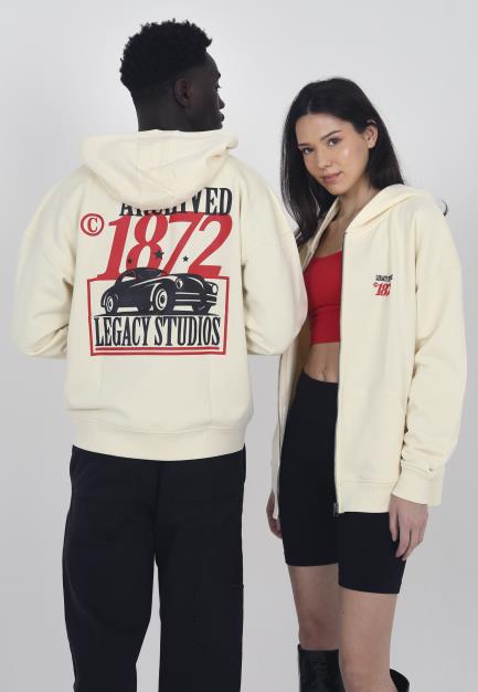 Legacy Studios Oversized Zip Through Hoodie