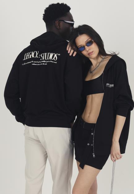 Legacy Studios Oversized Zip Through Hoodie