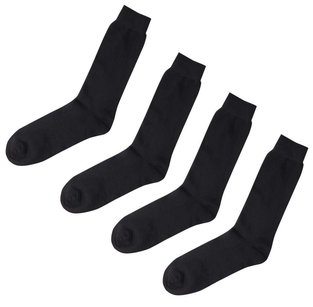 Five Pack Of Black Socks