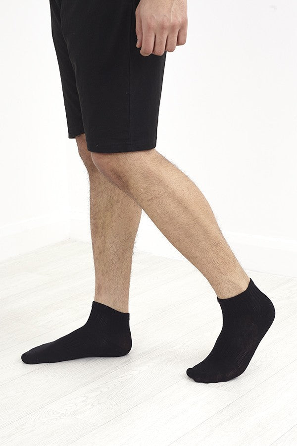 Five Pack Of Black Sports Socks