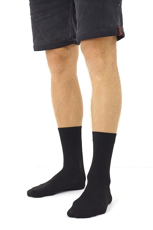 Five Pack Of Black Socks