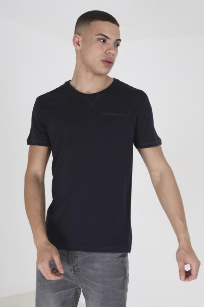 Short Sleeve T-Shirt With Rib Crew Neck