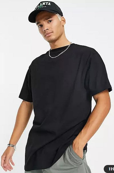 Oversized Short Sleeve High Neck T-Shirt