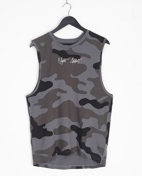 Camo Print Vest